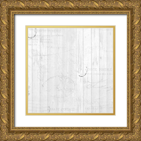Butterfly Dreams Pattern 1 Gold Ornate Wood Framed Art Print with Double Matting by Allen, Kimberly
