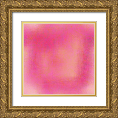 Pretty in Pink pattern 2 Gold Ornate Wood Framed Art Print with Double Matting by Allen, Kimberly