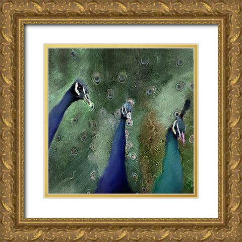 Royal 1 Gold Ornate Wood Framed Art Print with Double Matting by Kimberly, Allen