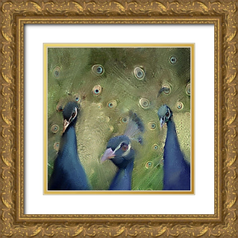 Royal 2 Gold Ornate Wood Framed Art Print with Double Matting by Kimberly, Allen