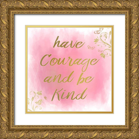 e Kind Gold Ornate Wood Framed Art Print with Double Matting by Allen, Kimberly