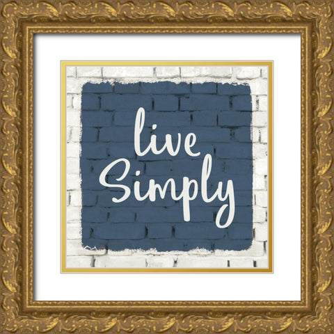 Farm Life 7 Gold Ornate Wood Framed Art Print with Double Matting by Kimberly, Allen