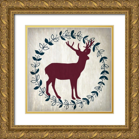 Be Wild  3 Gold Ornate Wood Framed Art Print with Double Matting by Kimberly, Allen