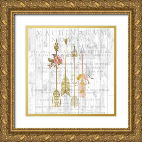 Spirit 2 Gold Ornate Wood Framed Art Print with Double Matting by Kimberly, Allen