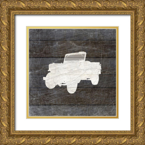 Military Vehicle 3 Gold Ornate Wood Framed Art Print with Double Matting by Kimberly, Allen
