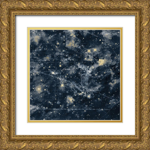 Celestial 3 Gold Ornate Wood Framed Art Print with Double Matting by Kimberly, Allen