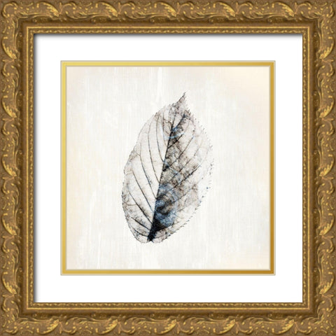 Marbled White 2 Gold Ornate Wood Framed Art Print with Double Matting by Kimberly, Allen