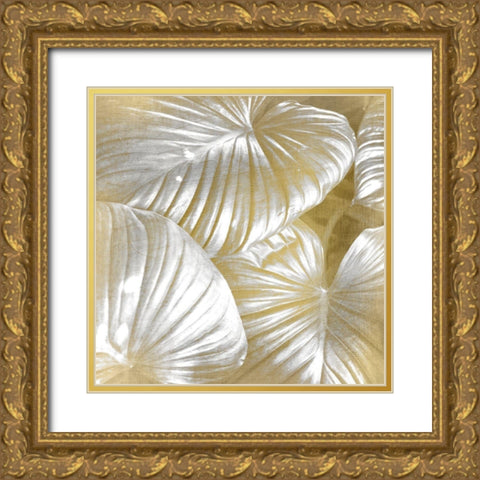 Tropic Gold 1 Gold Ornate Wood Framed Art Print with Double Matting by Kimberly, Allen