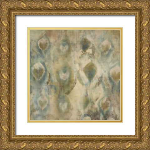 Raindrops Gold Ornate Wood Framed Art Print with Double Matting by Allen, Kimberly