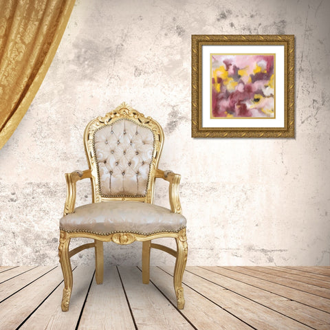 Entitled Color Gold Ornate Wood Framed Art Print with Double Matting by Kimberly, Allen