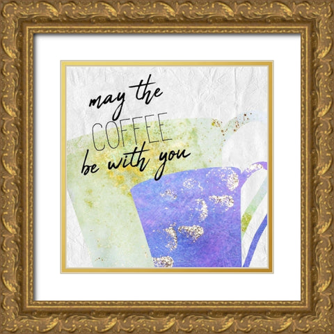 Coffee  Days 6 Gold Ornate Wood Framed Art Print with Double Matting by Kimberly, Allen