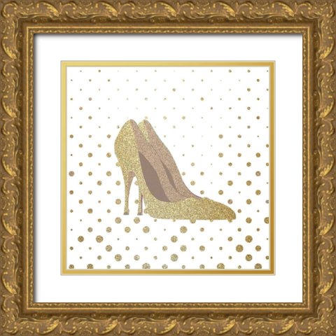 La La Paris 3 Gold Ornate Wood Framed Art Print with Double Matting by Kimberly, Allen