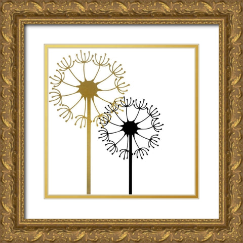 A Wish 2 Gold Ornate Wood Framed Art Print with Double Matting by Kimberly, Allen