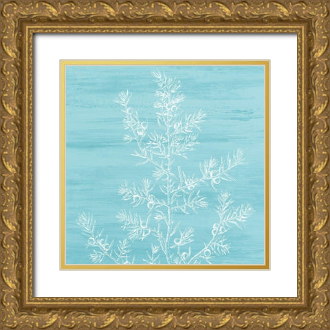 Botanical Bright 3 Gold Ornate Wood Framed Art Print with Double Matting by Kimberly, Allen