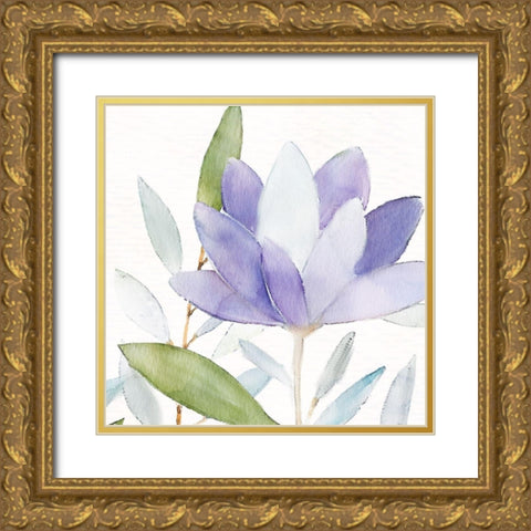 Purple Spring 2 Gold Ornate Wood Framed Art Print with Double Matting by Allen, Kimberly