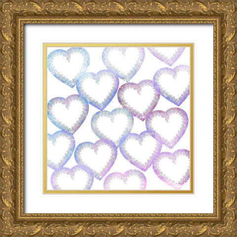 Love Yourself 2 Gold Ornate Wood Framed Art Print with Double Matting by Kimberly, Allen