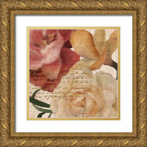 Fall Blooming 2 Gold Ornate Wood Framed Art Print with Double Matting by Kimberly, Allen