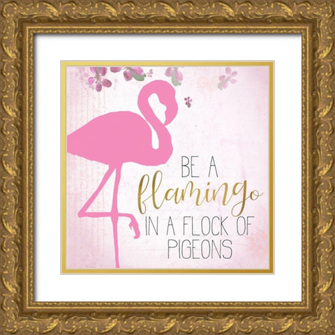 Stand Tall 1 Gold Ornate Wood Framed Art Print with Double Matting by Kimberly, Allen