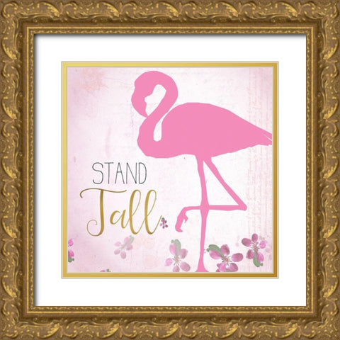Stand Tall 2 Gold Ornate Wood Framed Art Print with Double Matting by Kimberly, Allen