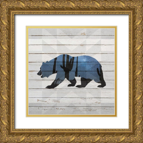 Wilderness 2 Gold Ornate Wood Framed Art Print with Double Matting by Kimberly, Allen