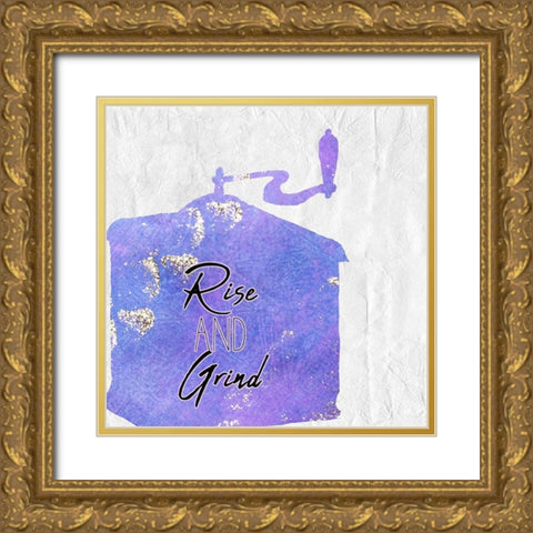 Coffee  Days 15 Gold Ornate Wood Framed Art Print with Double Matting by Kimberly, Allen