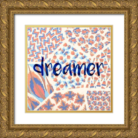 Dreamer Gold Ornate Wood Framed Art Print with Double Matting by Allen, Kimberly