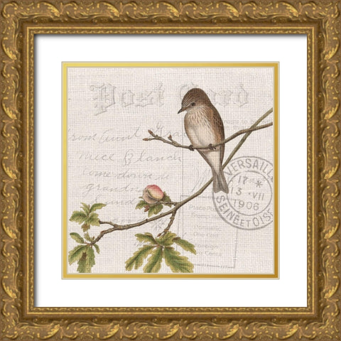 Summer Song 1 Gold Ornate Wood Framed Art Print with Double Matting by Kimberly, Allen