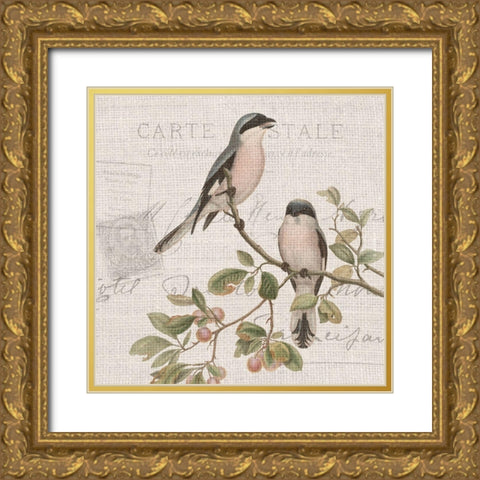 Summer Song 3 Gold Ornate Wood Framed Art Print with Double Matting by Kimberly, Allen