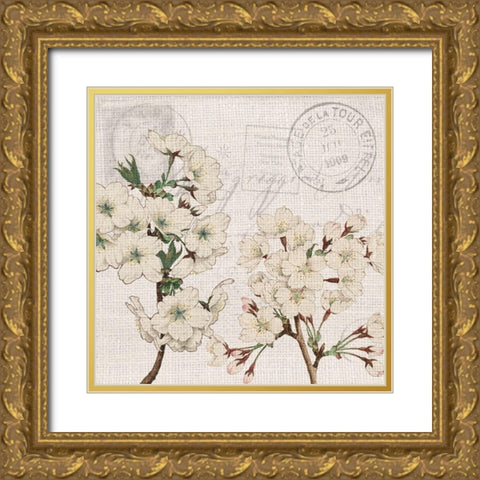 Summer Song 4 Gold Ornate Wood Framed Art Print with Double Matting by Kimberly, Allen