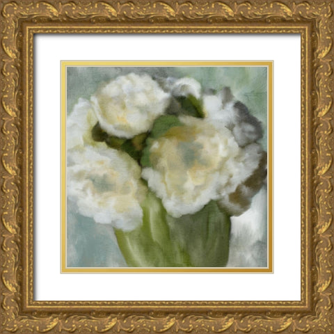In the Vase Gold Ornate Wood Framed Art Print with Double Matting by Kimberly, Allen