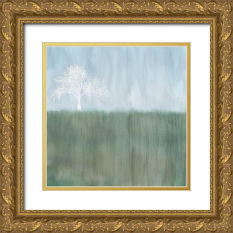 Vista Gold Ornate Wood Framed Art Print with Double Matting by Kimberly, Allen