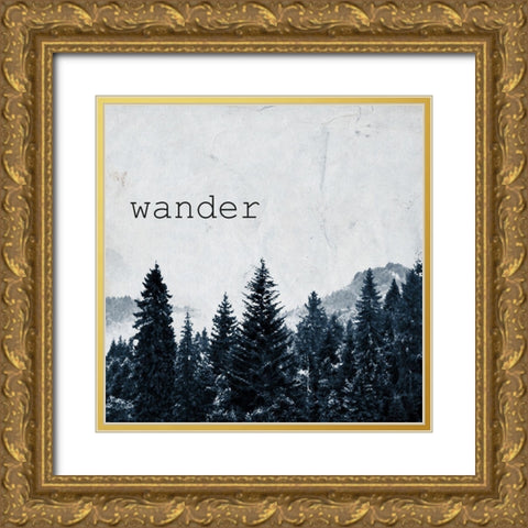 Wander Gold Ornate Wood Framed Art Print with Double Matting by Kimberly, Allen