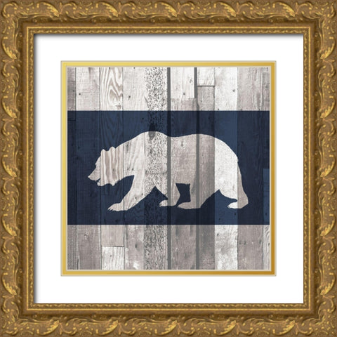 Wildlife 1 Gold Ornate Wood Framed Art Print with Double Matting by Kimberly, Allen