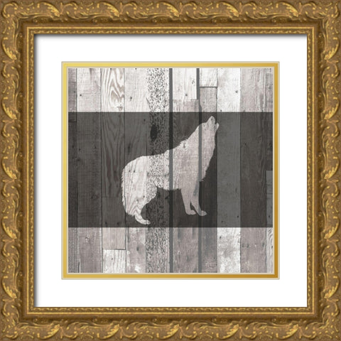 Wildlife 2 Gold Ornate Wood Framed Art Print with Double Matting by Kimberly, Allen