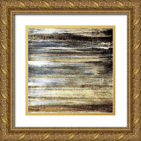 Brushed Gold Gold Ornate Wood Framed Art Print with Double Matting by Kimberly, Allen