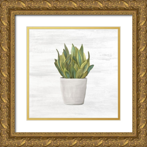 Spring Green 2 Gold Ornate Wood Framed Art Print with Double Matting by Kimberly, Allen