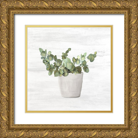 Spring Green 4 Gold Ornate Wood Framed Art Print with Double Matting by Kimberly, Allen