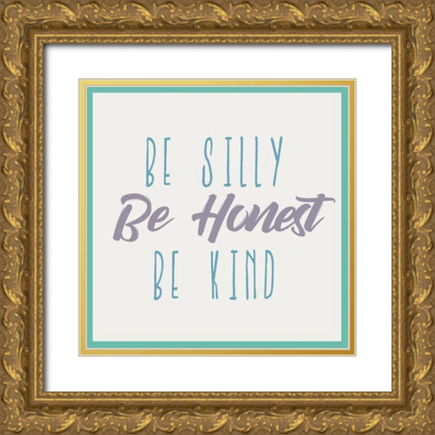 Bright and Silly 2 Gold Ornate Wood Framed Art Print with Double Matting by Kimberly, Allen