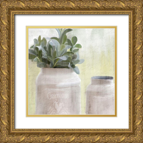 Farmhouse Mill Can Gold Ornate Wood Framed Art Print with Double Matting by Kimberly, Allen