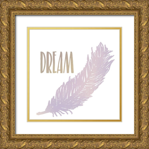 Hope is a Thing 2 Gold Ornate Wood Framed Art Print with Double Matting by Kimberly, Allen
