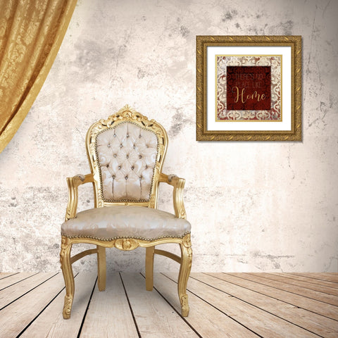 Love and Home 5 Gold Ornate Wood Framed Art Print with Double Matting by Kimberly, Allen