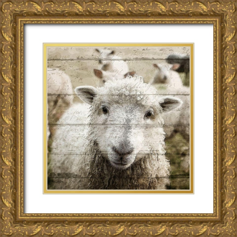 Farm Life 1 Gold Ornate Wood Framed Art Print with Double Matting by Kimberly, Allen