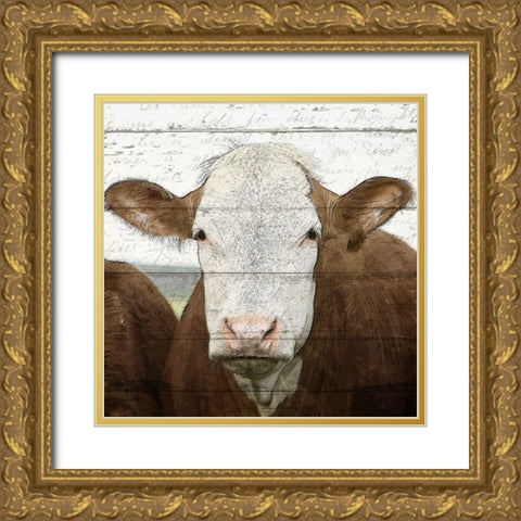 Farm Life 3 Gold Ornate Wood Framed Art Print with Double Matting by Kimberly, Allen