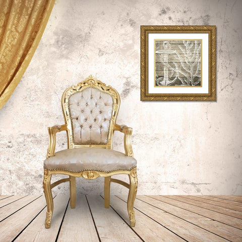 At the Sea 1 Gold Ornate Wood Framed Art Print with Double Matting by Kimberly, Allen