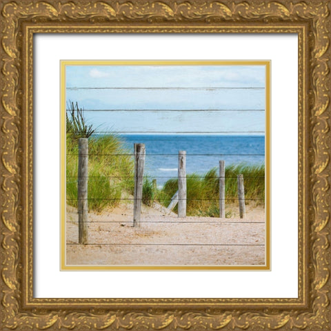 Beach Ready 3 Gold Ornate Wood Framed Art Print with Double Matting by Kimberly, Allen