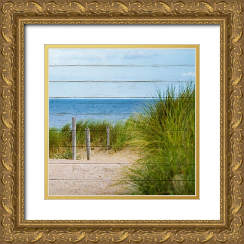 Beach Ready 4 Gold Ornate Wood Framed Art Print with Double Matting by Kimberly, Allen