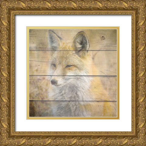 Woodland 2 Gold Ornate Wood Framed Art Print with Double Matting by Kimberly, Allen