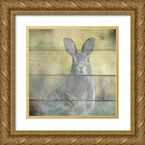 Woodland 3 Gold Ornate Wood Framed Art Print with Double Matting by Kimberly, Allen