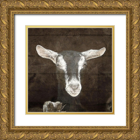 Farm Life 4 Gold Ornate Wood Framed Art Print with Double Matting by Kimberly, Allen