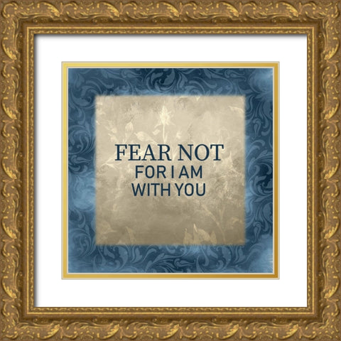Isaiah 41-1 Gold Ornate Wood Framed Art Print with Double Matting by Kimberly, Allen